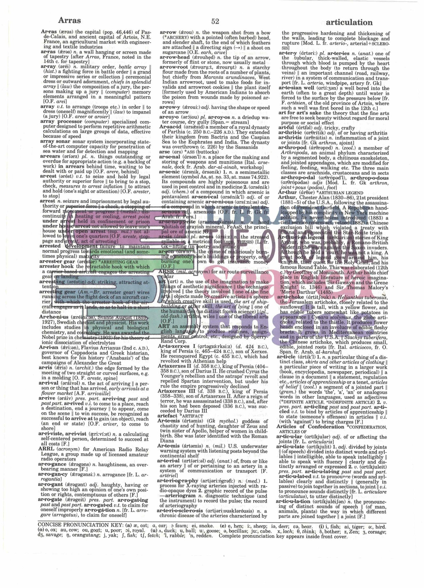 Librarian "The Original Search Engine" Books Dictionary Art Print