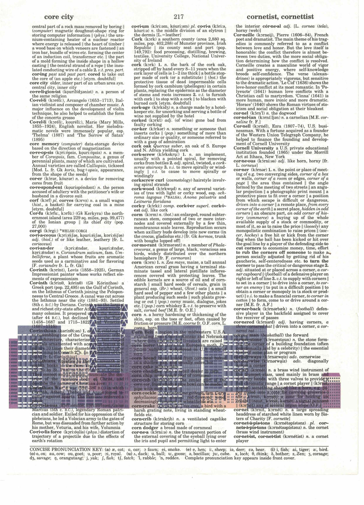 St Louis 3 Piece Linked Dictionary Art