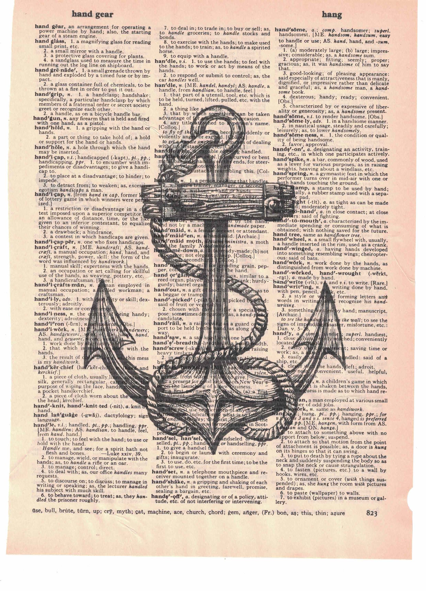 Anchor Dictionary Art Page