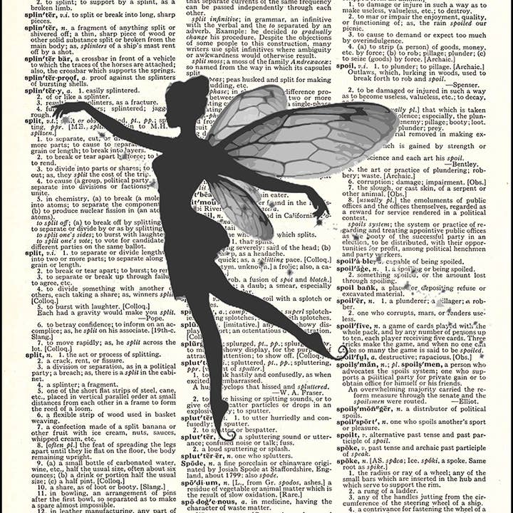 Fairy Dust Dictionary Art Print