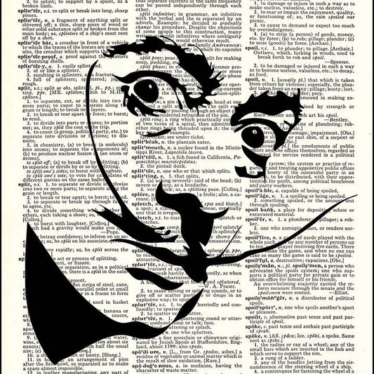 Salvador Dali Dictionary Art Print