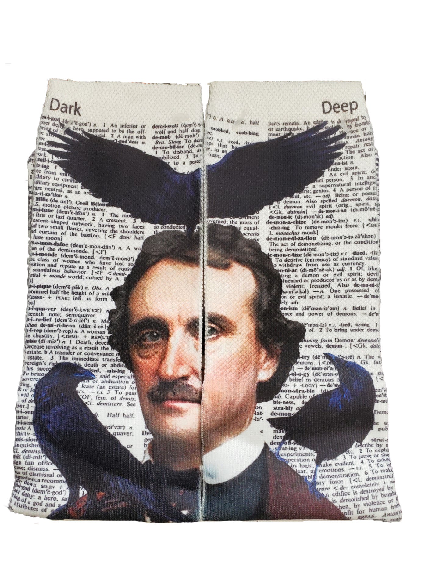 Wearable EAP Unisex Dictionary Art Socks