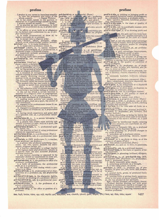 Tin Man Dictionary Art Print