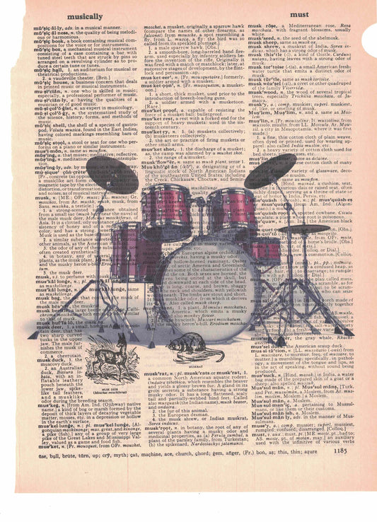 Drums Dictionary Art Print