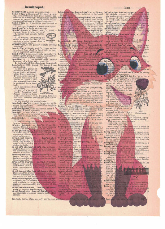 Fox Dictionary Art Print