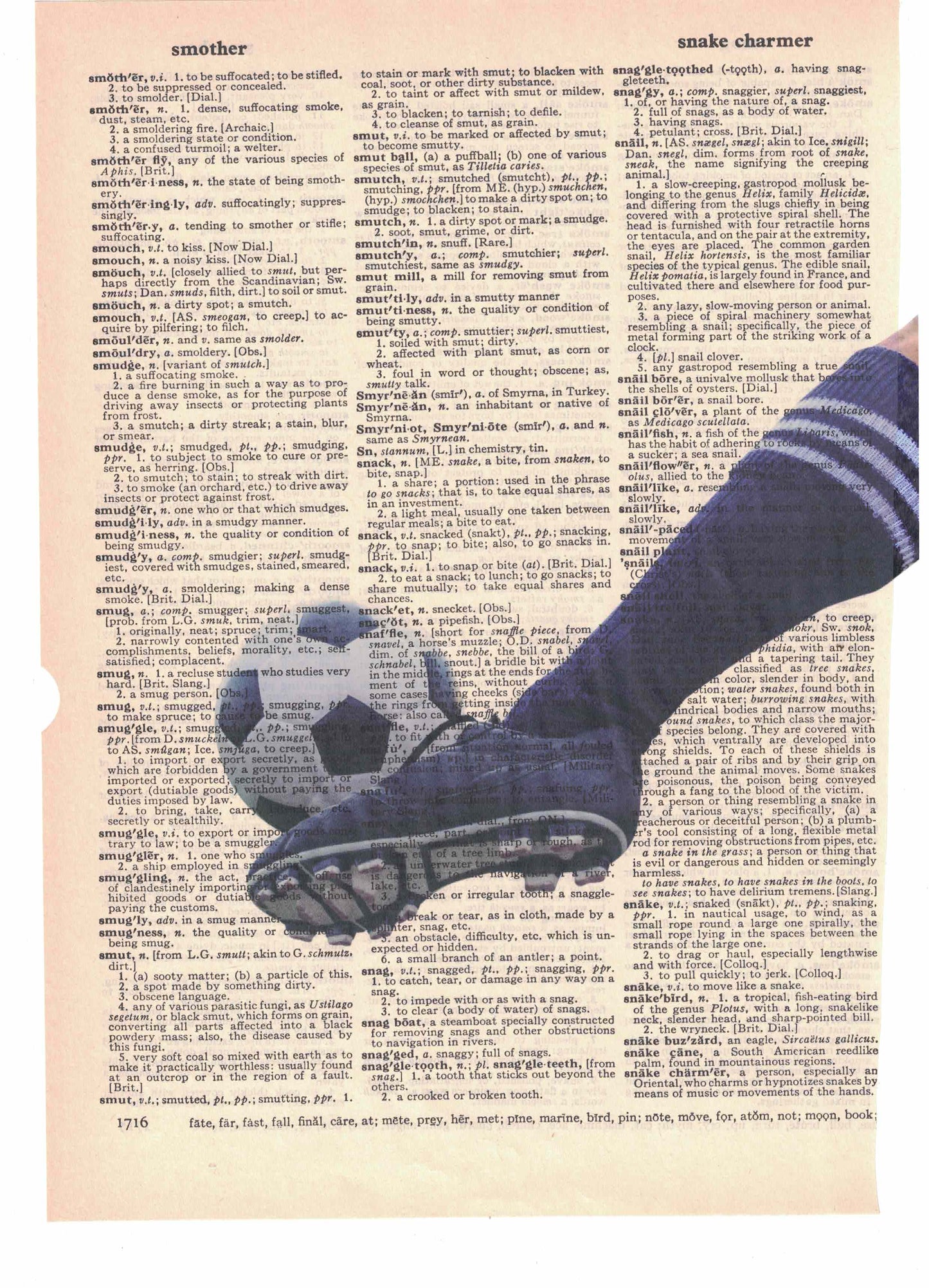 Soccer Kick Dictionary Art Print