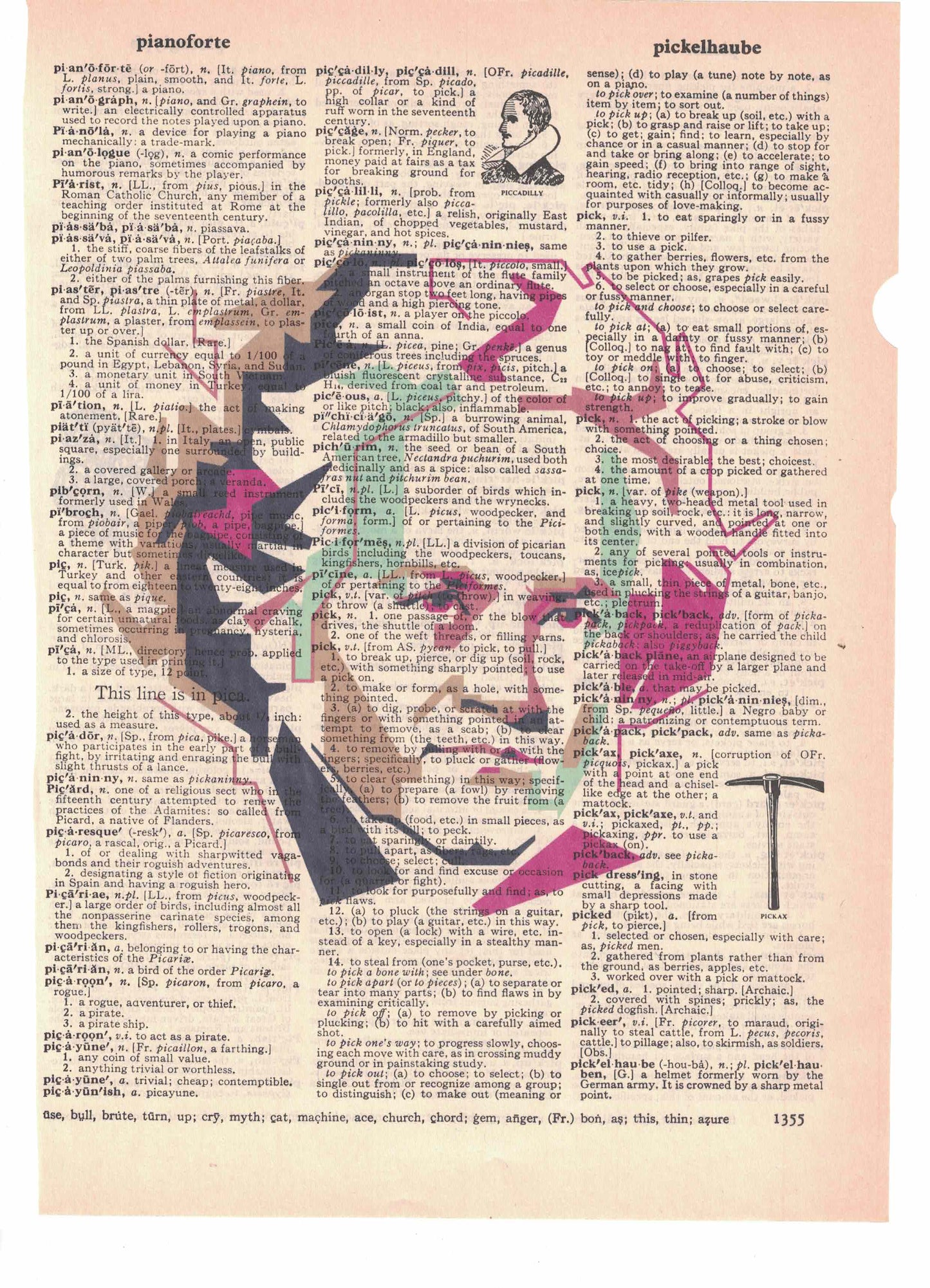 Beethoven Dictionary Art Print