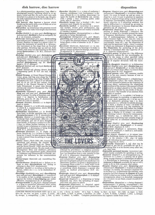 The Lovers Tarot Card Dictionary Art Print