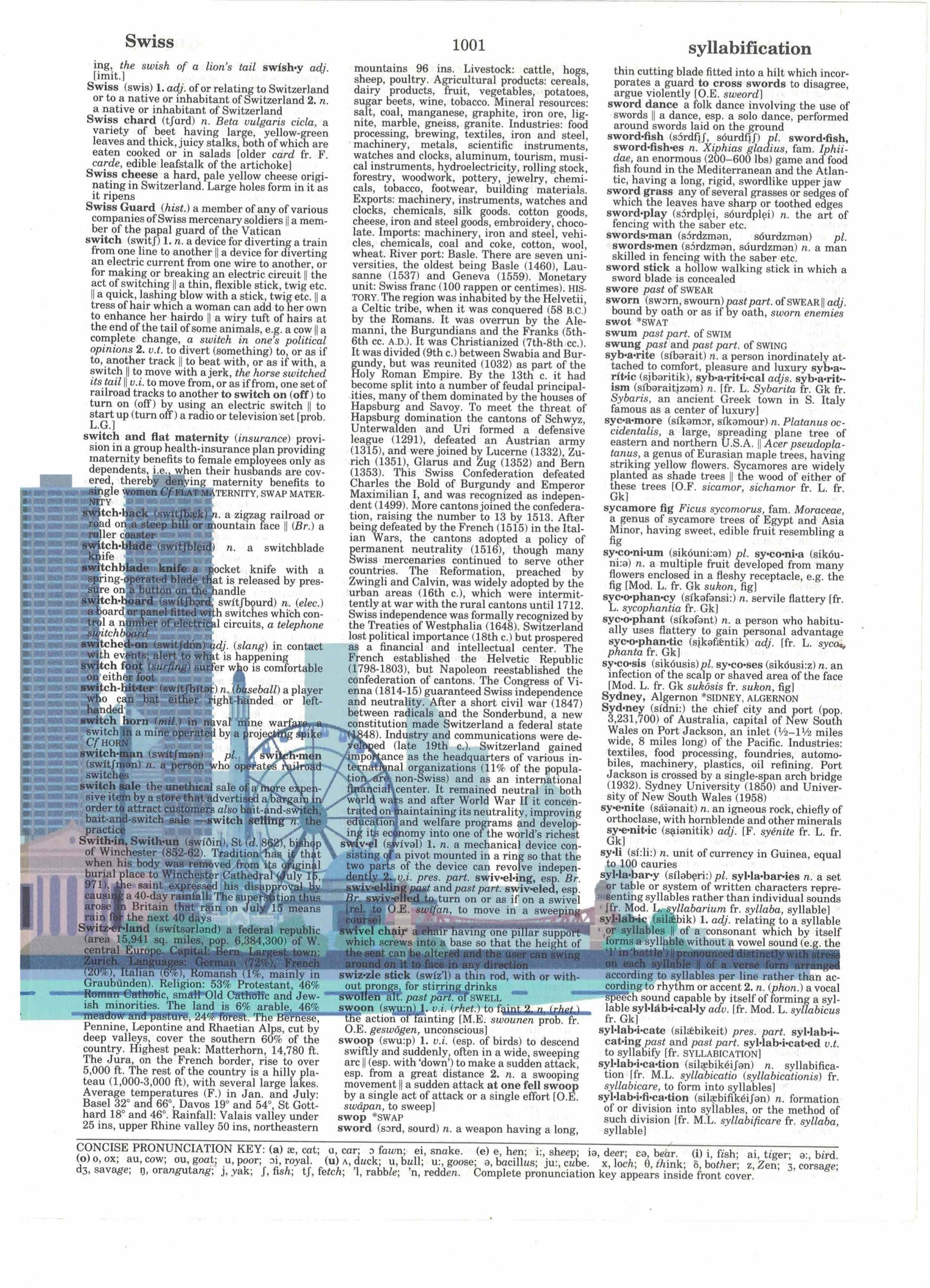 Chicago 3 Piece Linked Dictionary Art