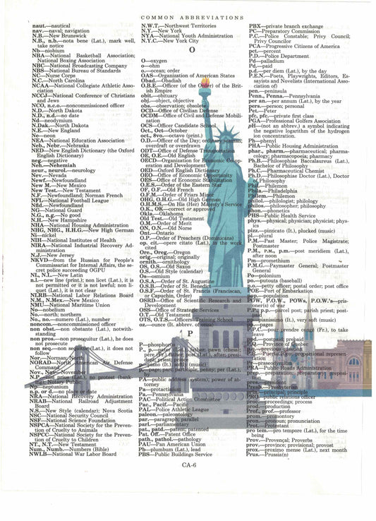 New York City 3 Piece Linked Dictionary Art