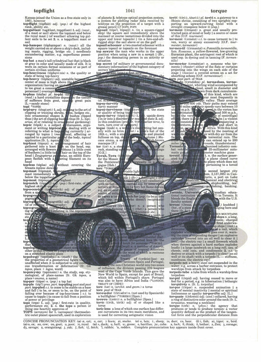 Golf Cart Dictionary Art Print