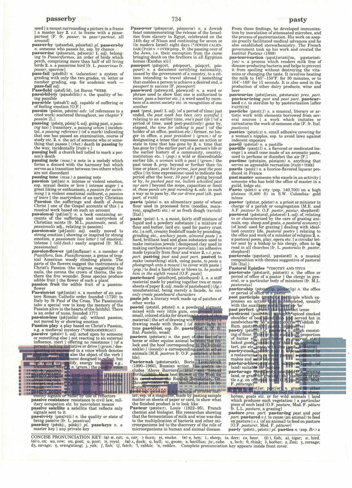 St Louis 3 Piece Linked Dictionary Art