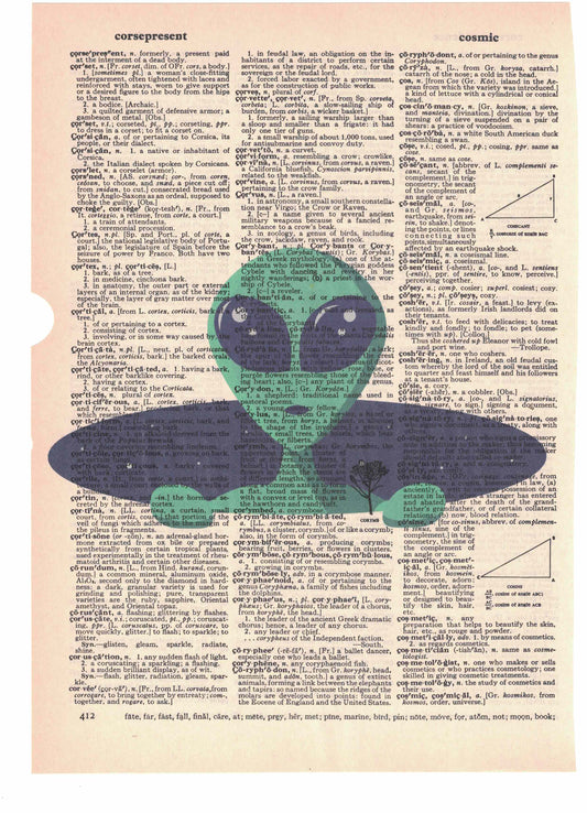 Alien Dictionary Art Print