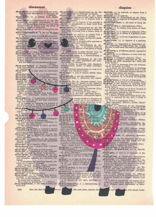 Llama Dictionary Art Print