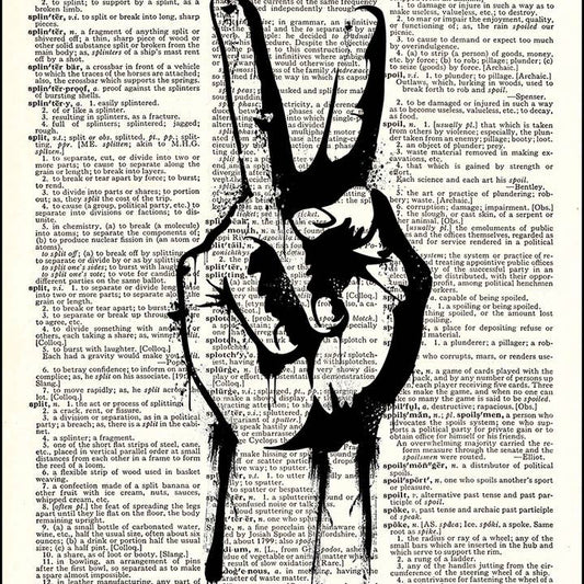 Street Art Peace Dictionary Art Print