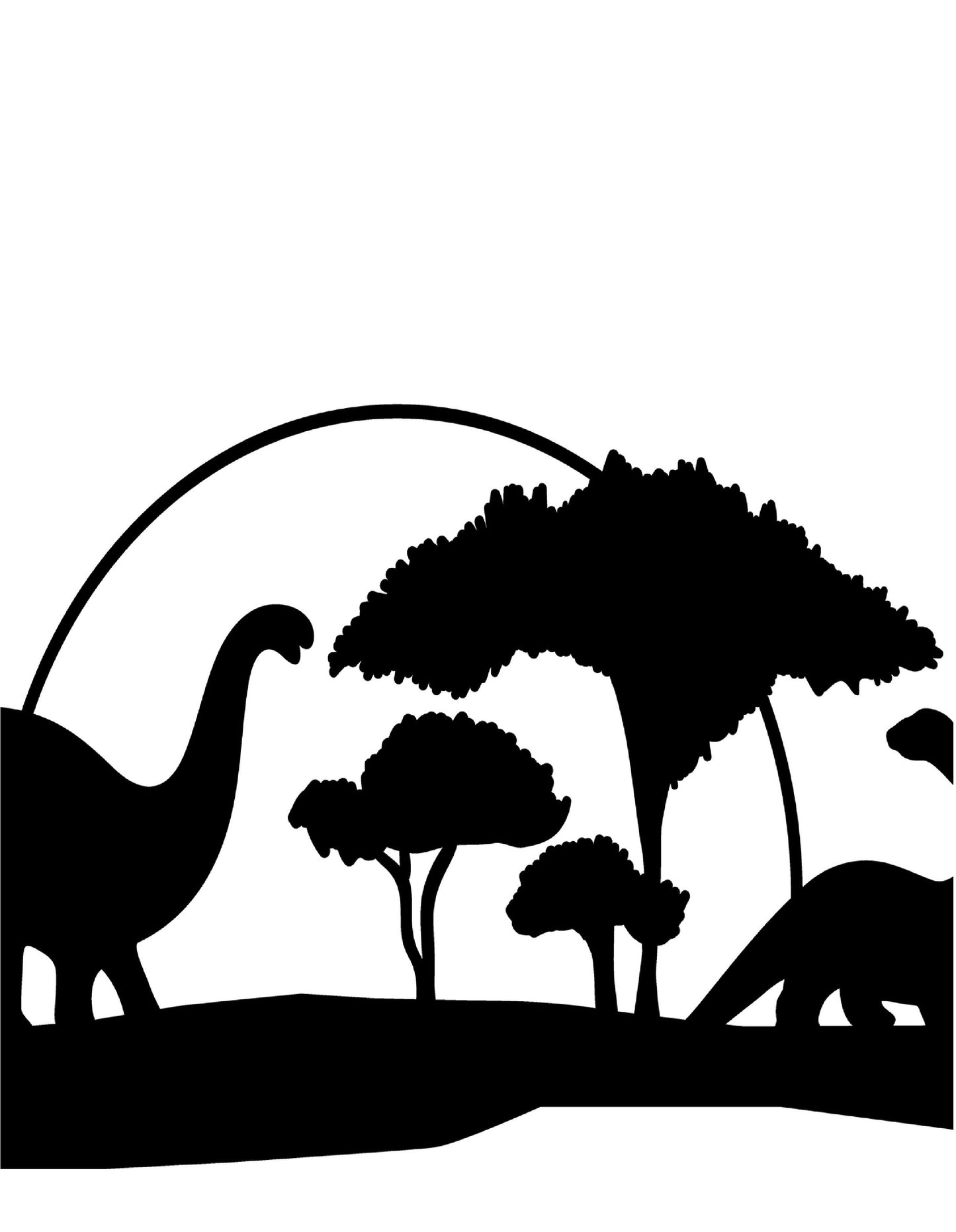 Dinosaurs Linked Dictionary Art