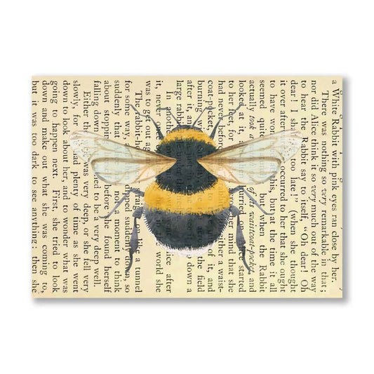 Bumble Bee Dictionary Art Print