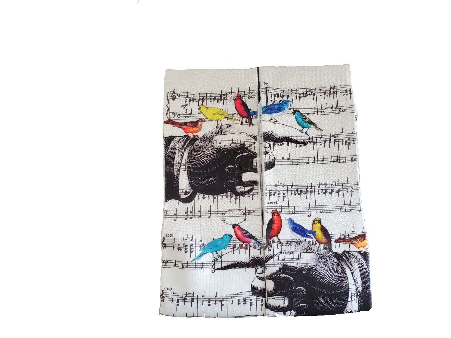Wearable Finger Birds Music Unisex Art Socks